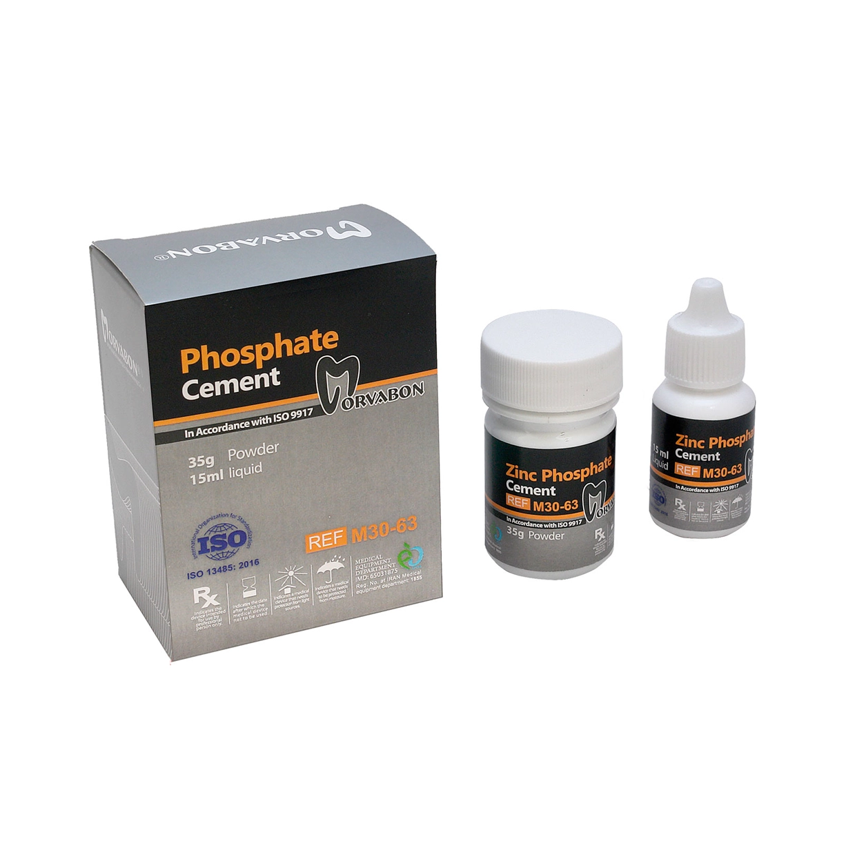 سمان زینک فسفات مروابن Zinc Phosphate Cement Morvabon