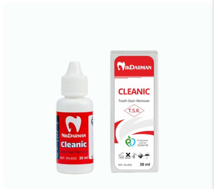 محلول لکه بر دندان / Cleanic (T.S.R)