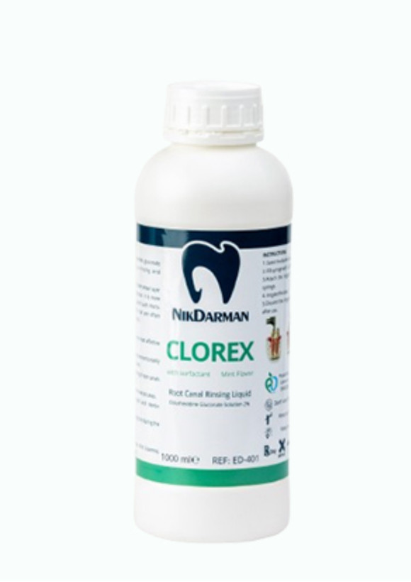 محلول کلرهگزیدین 1 لیتری / Clorex 2% Mega